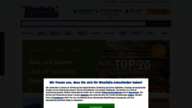 What Westfalia.de website looked like in 2022 (1 year ago)
