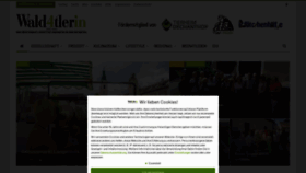 What Waldviertlerin.at website looked like in 2022 (1 year ago)