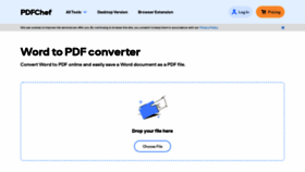 What Word2pdfonline.com website looked like in 2022 (1 year ago)