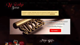 What Wrozkasara.pl website looked like in 2022 (1 year ago)