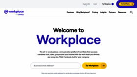 What Workplace.com website looked like in 2022 (1 year ago)