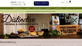 What Winecountrygiftbaskets.com website looked like in 2022 (1 year ago)
