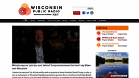 What Wpr.org website looked like in 2022 (1 year ago)