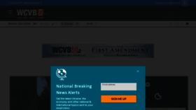 What Wcvb.com website looked like in 2022 (1 year ago)