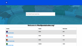 What Worldpostalcodes.org website looked like in 2022 (3 years ago)