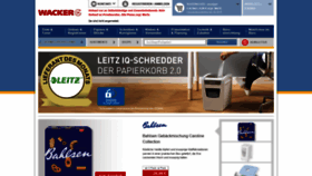 What Wacker24.de website looked like in 2022 (1 year ago)