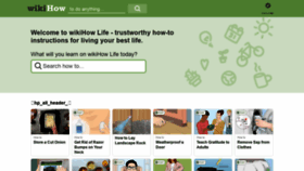 What Wikihow.life website looked like in 2022 (1 year ago)