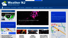 What Weathernj.com website looked like in 2022 (1 year ago)
