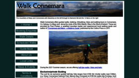 What Walkconnemara.com website looked like in 2022 (1 year ago)