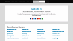 What Websiteini.com website looked like in 2022 (1 year ago)