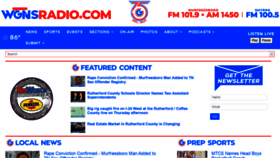 What Wgnsradio.com website looked like in 2022 (1 year ago)
