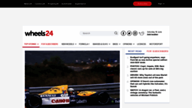 What Wheels24.co.za website looked like in 2022 (3 years ago)
