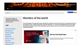 What Wonders-of-the-world.net website looked like in 2022 (1 year ago)