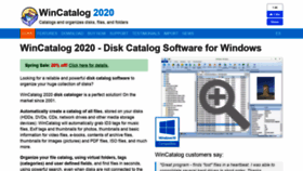 What Wincatalog.com website looked like in 2022 (1 year ago)