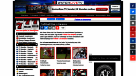 What Watchlivetv.de website looked like in 2022 (1 year ago)