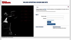 What Wilsonb2b.com website looked like in 2022 (1 year ago)