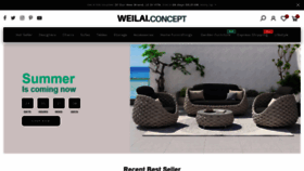What Weilaiconcept.com website looked like in 2022 (1 year ago)