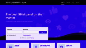 What Worldsmmpanel.com website looked like in 2022 (1 year ago)