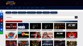 What Watchprowrestling.org website looked like in 2022 (1 year ago)
