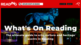 What Whatsonreading.com website looked like in 2022 (1 year ago)