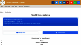 What Worldcoinsinfo.com website looked like in 2022 (1 year ago)
