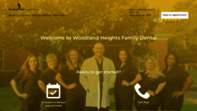 What Woodlandheightsfamilydental.com website looked like in 2022 (1 year ago)