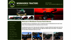 What Workhorsetractor.com website looked like in 2022 (3 years ago)