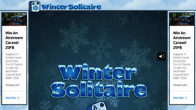 What Wintersolitaire.com website looked like in 2022 (1 year ago)