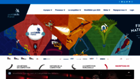 What Worldskills-france.org website looked like in 2022 (1 year ago)