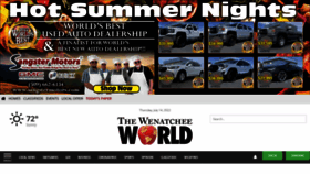 What Wenatcheeworld.com website looked like in 2022 (1 year ago)