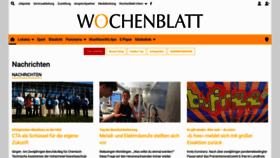 What Wochenblatt.net website looked like in 2022 (1 year ago)