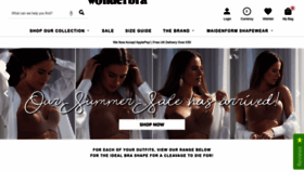 What Wonderbra.co.uk website looked like in 2022 (3 years ago)