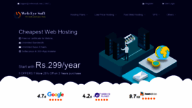 What Webeyesoft.com website looked like in 2022 (1 year ago)