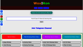 What Woxikon.in website looked like in 2022 (1 year ago)