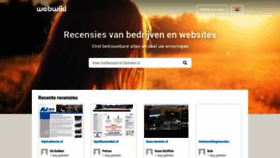 What Webwiki.nl website looked like in 2022 (1 year ago)