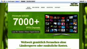 What Wag-iptv.de website looked like in 2022 (1 year ago)