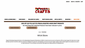 What Wickstore.com website looked like in 2022 (1 year ago)