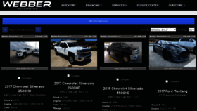What Webberauto.com website looked like in 2022 (1 year ago)