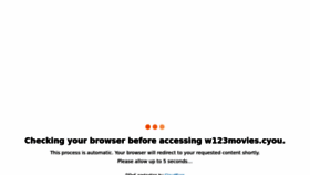 What W123movies.cyou website looked like in 2022 (1 year ago)
