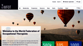 What Wfot.org website looked like in 2022 (4 years ago)