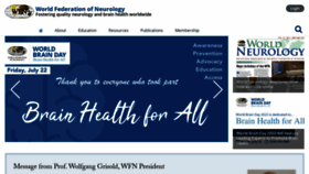 What Wfneurology.org website looked like in 2022 (1 year ago)