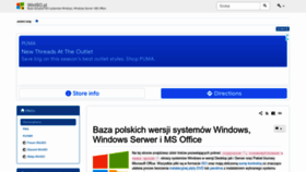 What Winiso.pl website looked like in 2022 (1 year ago)