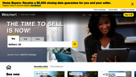 What Weichert.com website looked like in 2022 (1 year ago)