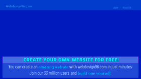 What Webdesign96.com website looked like in 2022 (1 year ago)