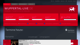 What Wuppertal-live.de website looked like in 2022 (1 year ago)