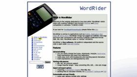 What Wordrider.net website looked like in 2022 (1 year ago)