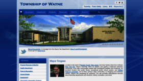 What Waynetownship.com website looked like in 2022 (1 year ago)