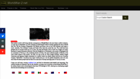 What Worldwar-2.net website looked like in 2022 (1 year ago)