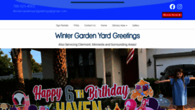 What Wintergardenyardgreetings.com website looked like in 2022 (1 year ago)