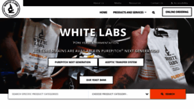 What Whitelabs.com website looked like in 2022 (1 year ago)
